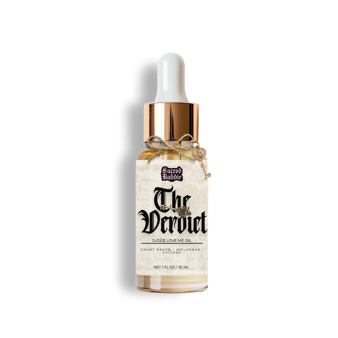 The Verdict™ | Judge Love Me Ritual Oil, Hoodoo Oil, Court Oil
