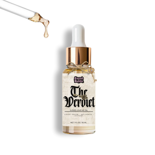 The Verdict™ | Judge Love Me Ritual Oil, Hoodoo Oil, Court Oil